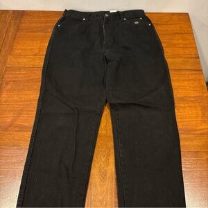 Harley Davidson Women's Boot Cut Black Jeans Size 12R classic denim made in USA